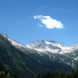Mountain Overlooking Rogers Pass