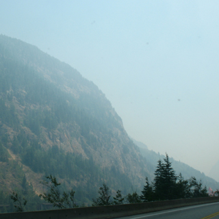 Three Valley Gap In Fog